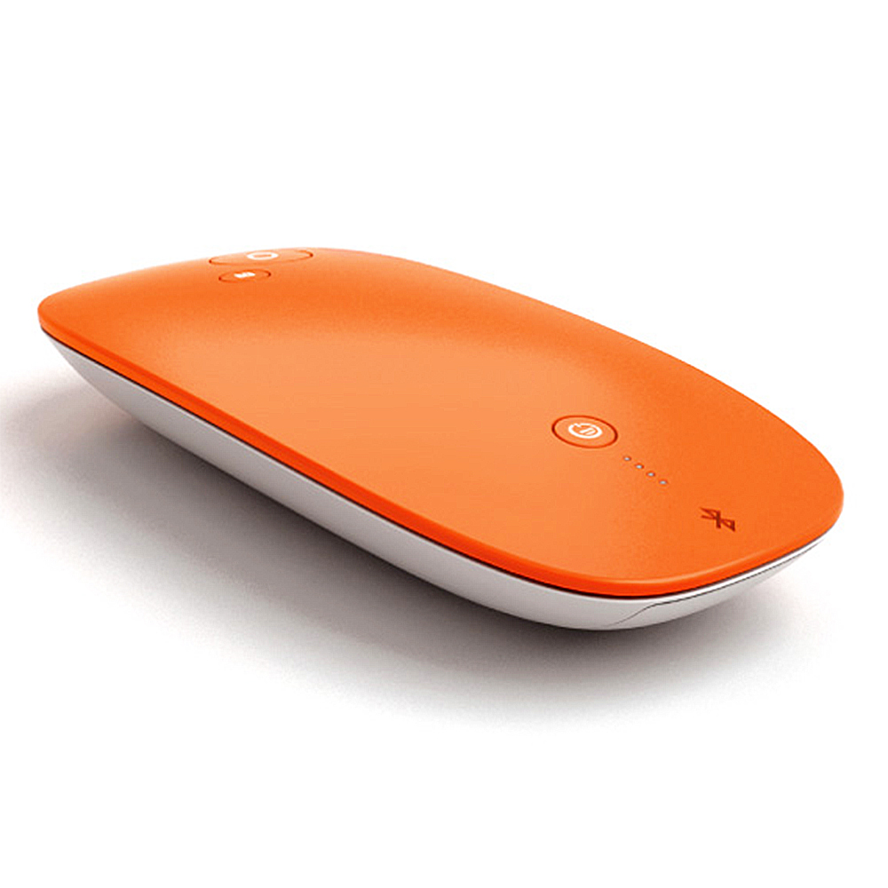 Fonebud 藍牙智能聽筒 (藍芽免持+行動電源+警報+自拍)橘色
