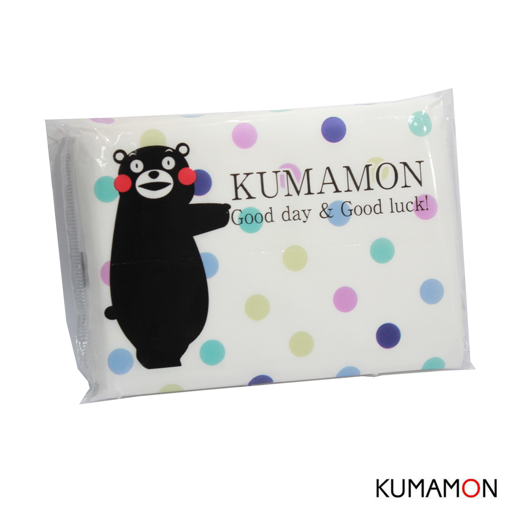 【KUMAMON熊本熊】口袋紙巾/面紙限定版(12小包)