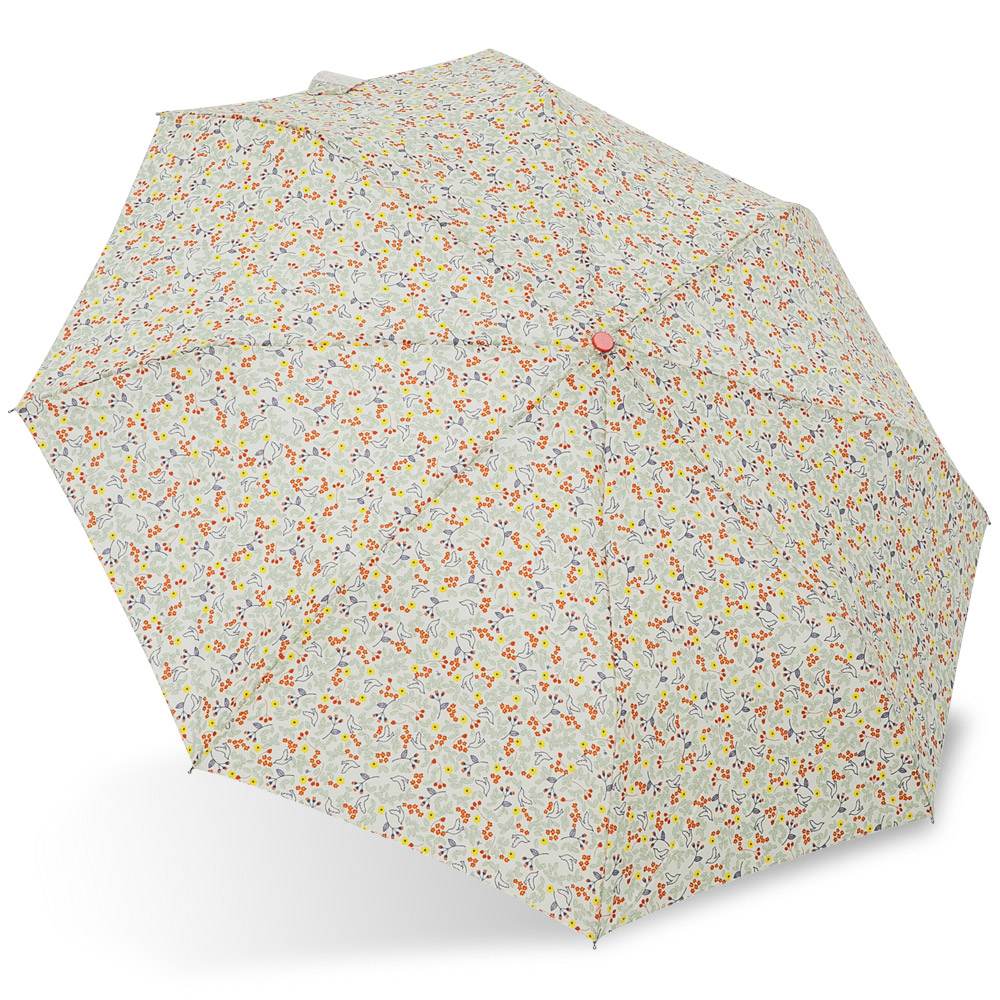 【rainstory】日式花卉(米)抗UV隨身自動傘