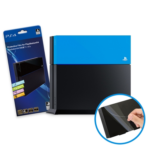 SONY PS4 1207 500G+硬碟蓋 藍+原廠保護貼 標準版(ASIA00109+P4PF11)+一年保固卡-專主機-極致黑