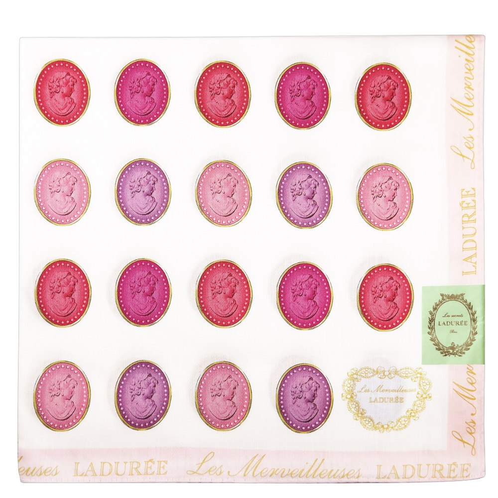 LADUREE 浮飾仕女風格絲巾