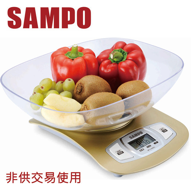 【聲寶SAMPO】電子式食物料理秤(BF-L1405CL)+不鏽鋼保溫杯