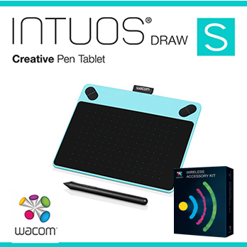 Wacom INTUOS Draw Pen only (S) CTL-490 B0-CX 塗鴉(藍)+ 無限模組
