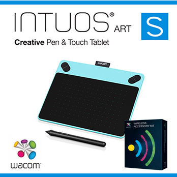 Wacom INTUOS Art Pen & Touch (S) CTH-490 B0-CX 藝術(藍)+無限模組