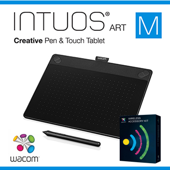 Wacom INTUOS Art Pen & Touch (M) CTH-690 K0-CX 藝術(黑)+ 無限模組