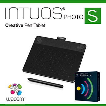 Wacom INTUOS Photo Pen & Touch (S) CTH-490 K2-CX 相片(黑)+ 無限模組