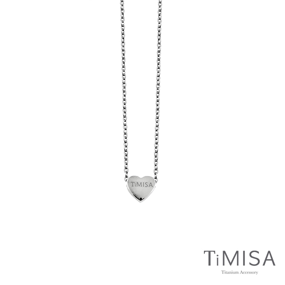鈦 鈦飾品 項鍊 愛心 TiMISA Titanium