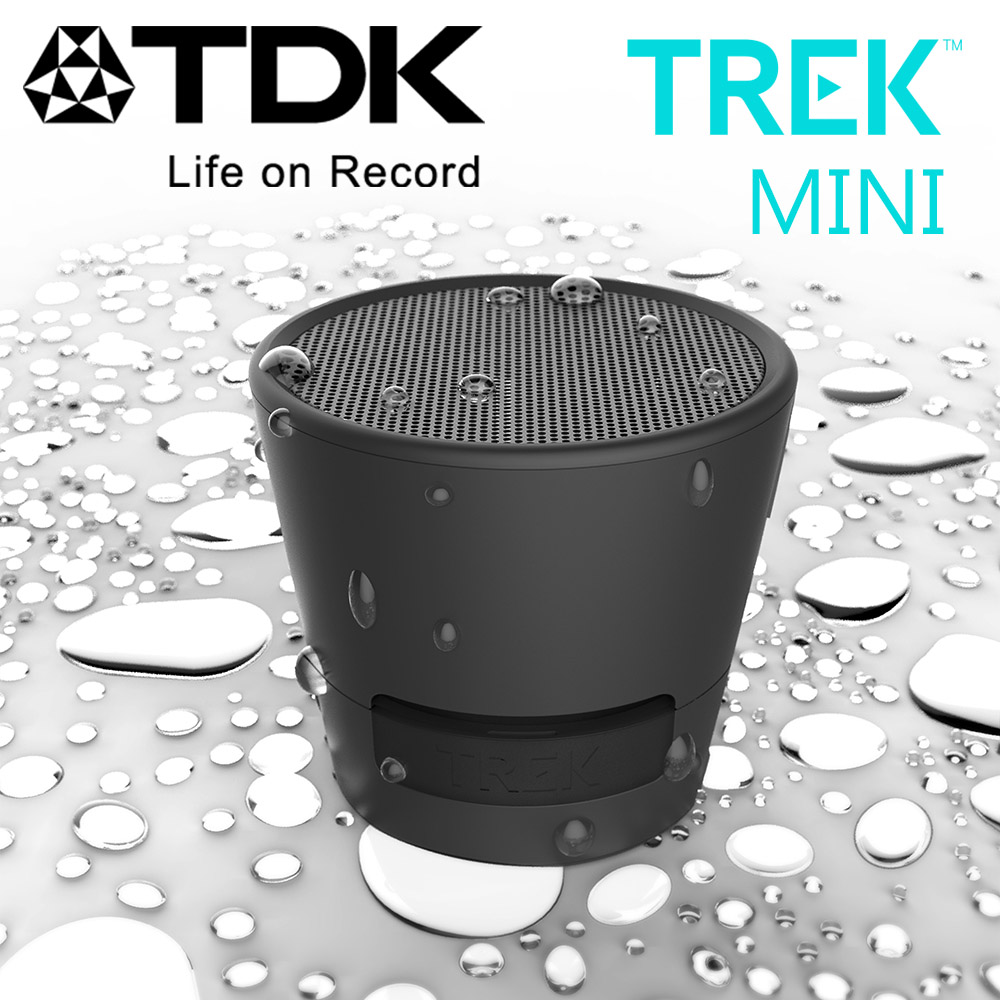 TDK TREK Mini A08 防潑水迷你藍芽喇叭尊爵黑