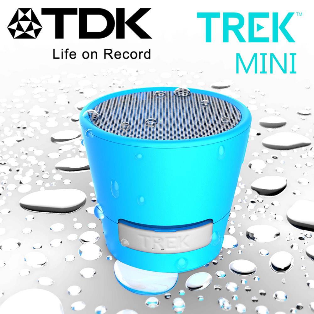 TDK TREK Mini A08 防潑水迷你藍芽喇叭天空藍