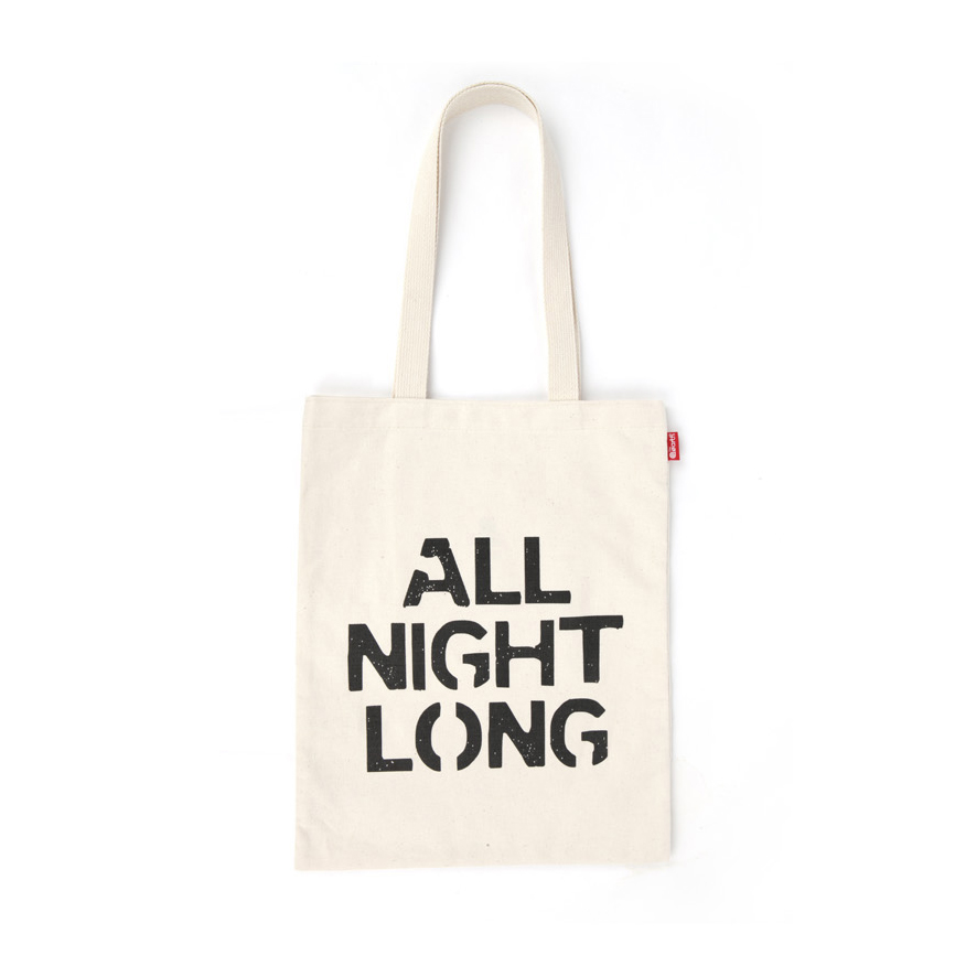 韓國包袋品牌 THE EARTH - ANL ECO BAG 耐磨帆布包系列 ALL NIGHT LONG 字母包
