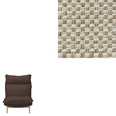 [MUJI無印良品]高椅背和室沙發用套/1人座/棉聚酯變化織/米色米色