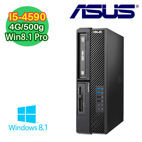 ASUS華碩 BP1AF Intel i5-4590四核 4G記憶體 Win8.1 Pro電腦 (BP1AF-I54590341E1)