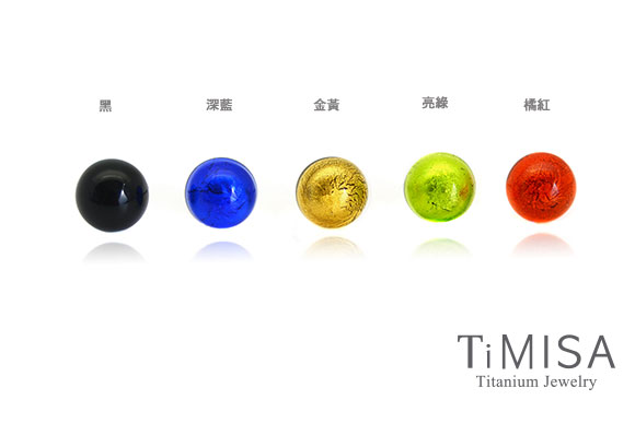 鈦 鈦飾品 耳環 點點繽紛 TiMISA Titanium