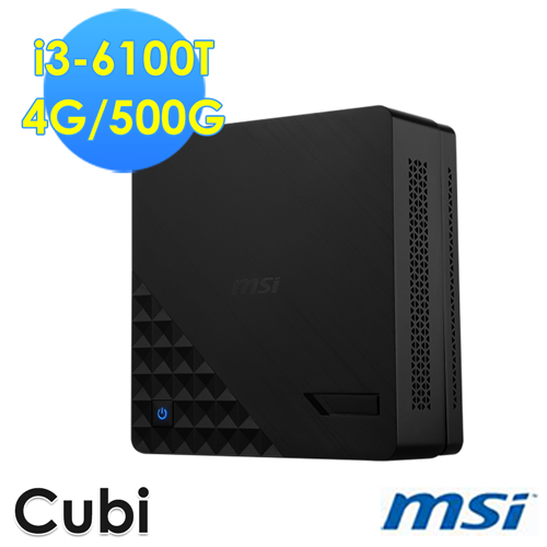 msi微星 Cubi 2 Plus-005XTW i3-6100T 雙核迷你電腦