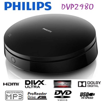 PHILIPS 飛利浦HDMI/USB DVD光碟機 DVP2980
