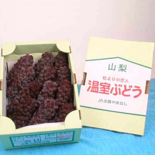 《阿洲水果》日本山梨溫室珍珠葡萄(2kg)