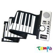 【Tempa】MIDI 61鍵矽膠鍵盤手捲鋼琴