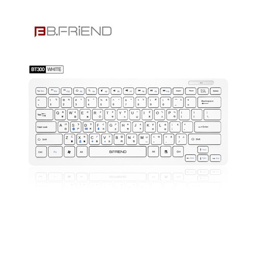 B.FRIEND 藍芽鍵盤 BT-300白色