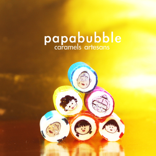 Papabubble-西班牙手工糖(小丸子家人款，袋裝，60g) (六包含運組)