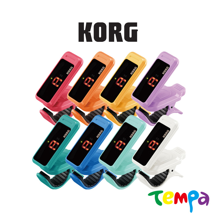 【Tempa】KORG pitchclip PC-1-CP2 夾式調音器粉紫