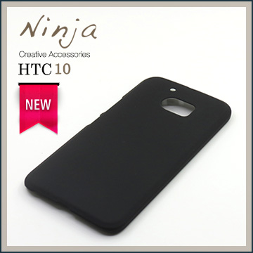【東京御用Ninja】HTC 10精緻磨砂保護硬殼（黑色）