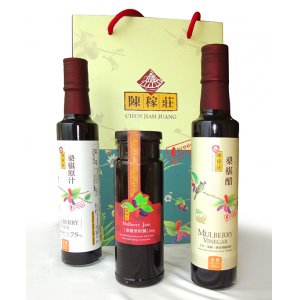 【食在安市集】福山農莊：桑葚原汁、果醋、果醬禮盒
