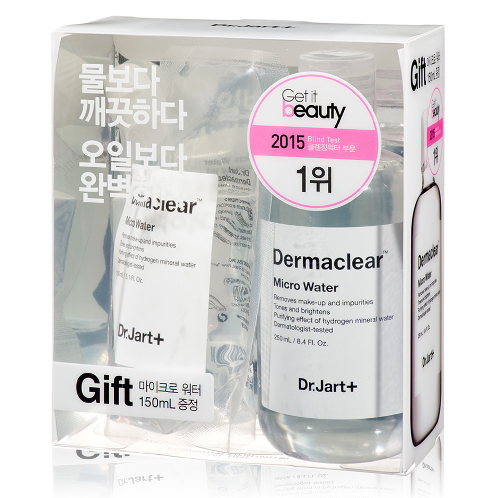 韓國Dr.Jart+ 活性水分子保濕礦泉卸妝水限量加大組