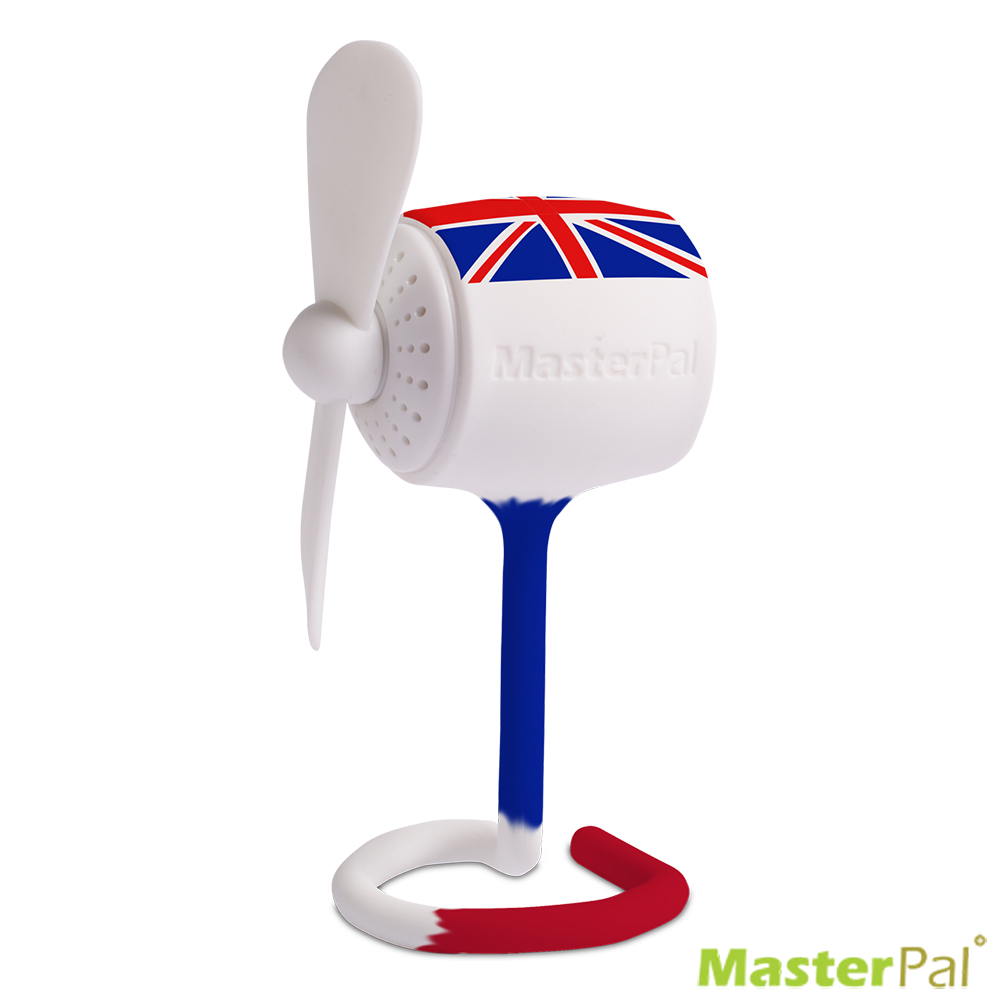 MasterPal TelegoFan 隨身防水多功能風扇 (旗幟款新色)英國國旗