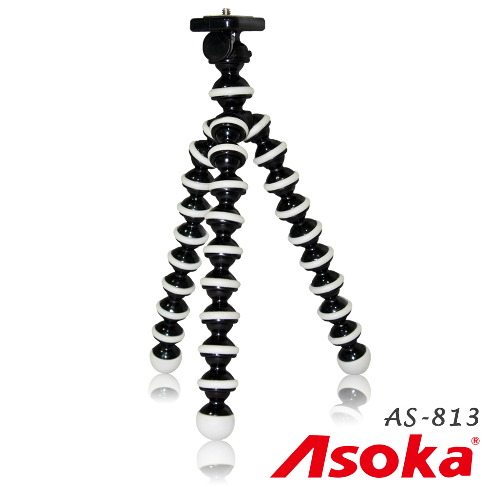 ASOKA AS-813 中型魔術腳架 黑/白