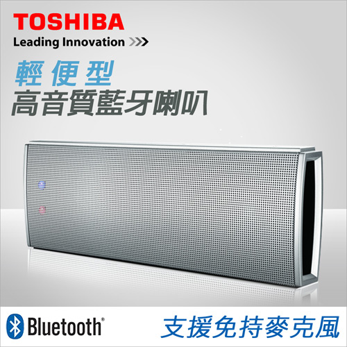 TOSHIBA 輕便型高音質藍牙喇叭 TY-WSP61TW太空銀