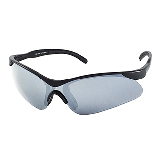 【MIT 運動太陽眼鏡】專業偏光-運動太陽眼鏡 (2159-黑框水銀鏡面)