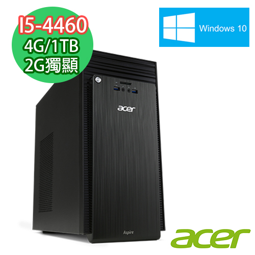 Acer宏碁 TC-705 Intel i5-4460四核 1TB/2G獨顯/Win10桌上型電腦 (TC-7059100Z)