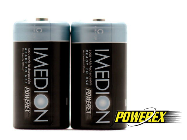 【MAHA-POWEREX】2號長效型低自放充電池 (MH-2CI500)