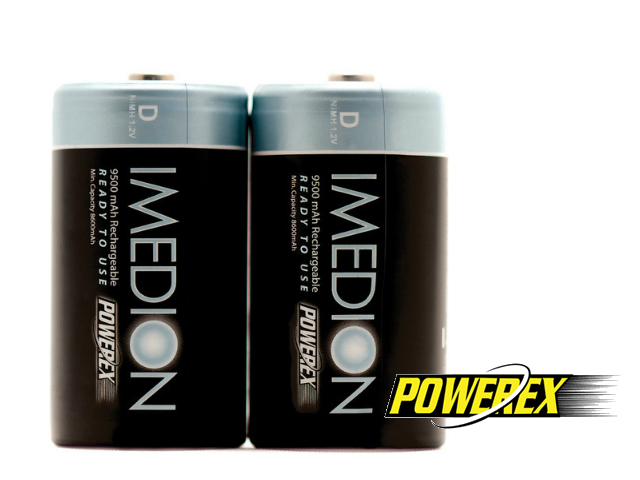 【MAHA-POWEREX】1號長效型低自放充電池 (MH-2DI950)