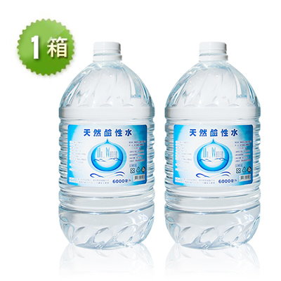 【DR.WATER】鹼性礦泉水(6000ml/瓶)2瓶
