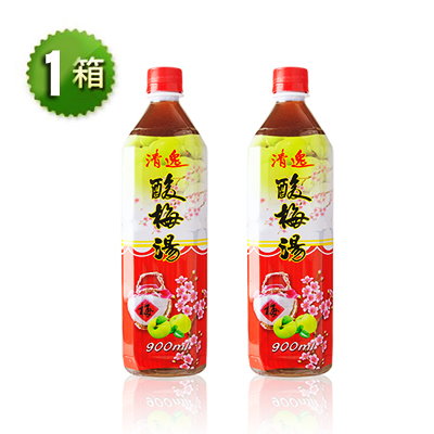【DR.WATER】清逸酸梅湯(900ml/瓶)12瓶