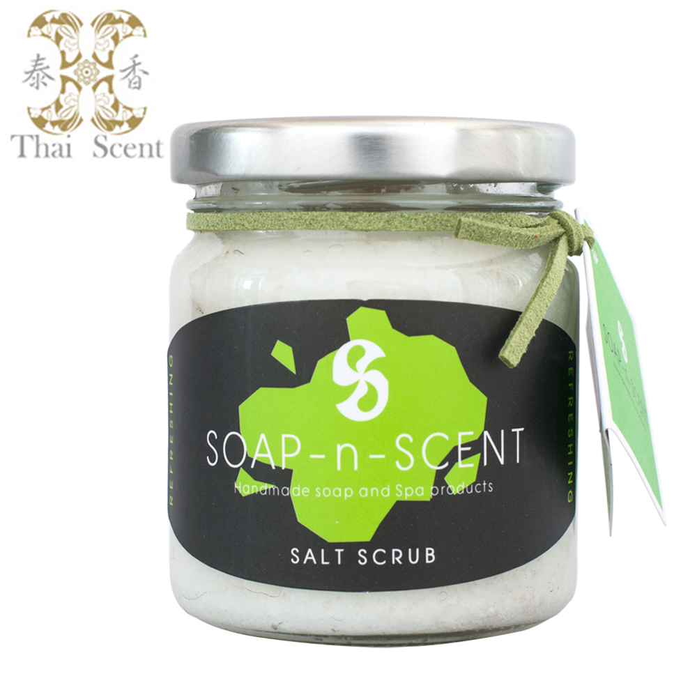 ThaiScent泰香 純天然海鹽去角質-清新精油 250g