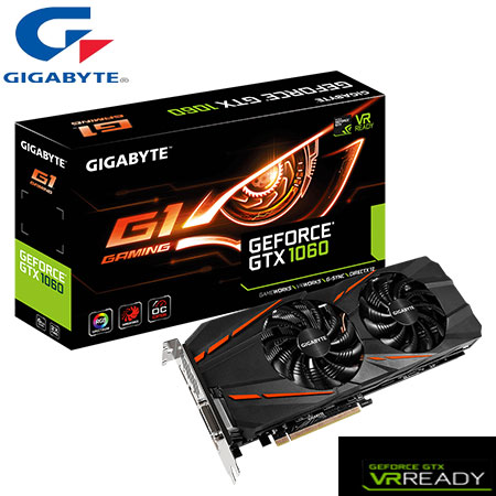 GIGABYTE 技嘉 GV-N1060G1 GAMING-6GD 顯示卡