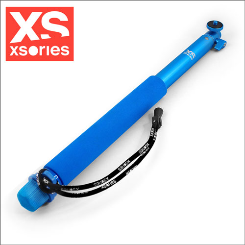 法國XSories Mega U-SHOT GoPro/手機/相機水陸兩用自拍棒(165cm)藍色