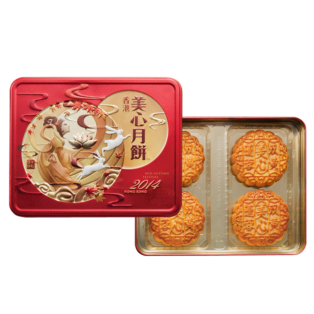 預購-香港美心-雙黃蓮蓉禮盒(6盒)