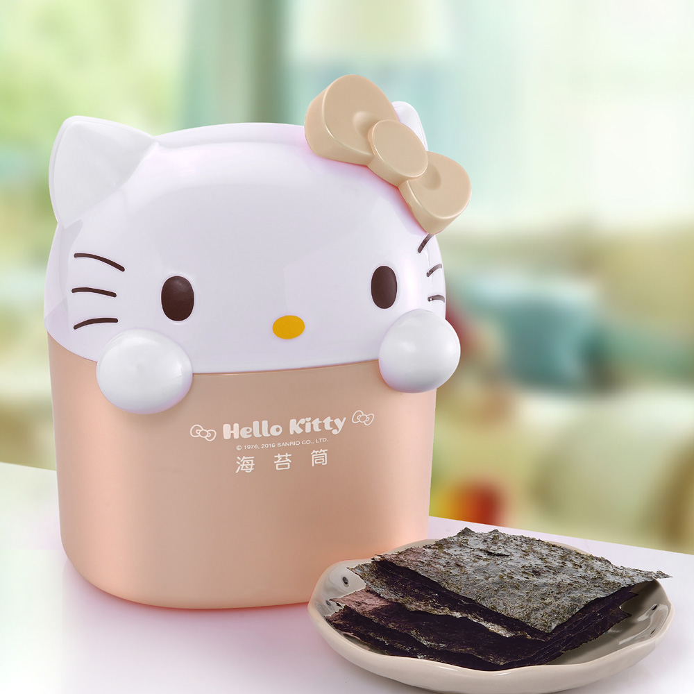 Hello kitty海苔歡樂筒-玫瑰金(2盒)