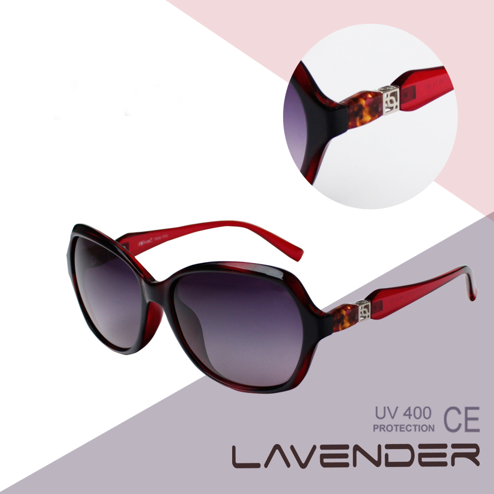 Lavender TR90 偏光太陽眼鏡 H14010C2 紅