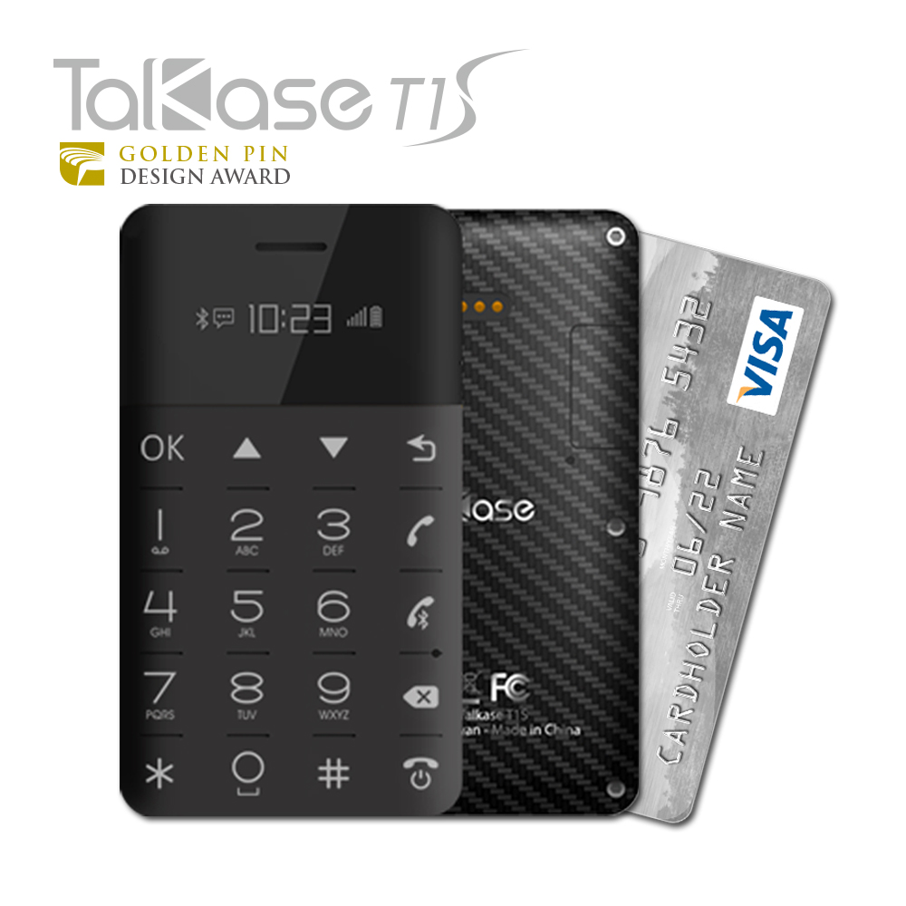 TalKase 超薄智慧卡片機 T1 S尊爵版 - 碳纖黑