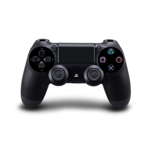 PS4 DUALSHOCK4無線控制器 任選*1+ 1207型主機專用 保護貼小藍-魅紫(OLP-AI-02)手把-黑色