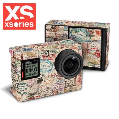 法國XSories XSKIN GoPro Hero4 機身保護貼護照