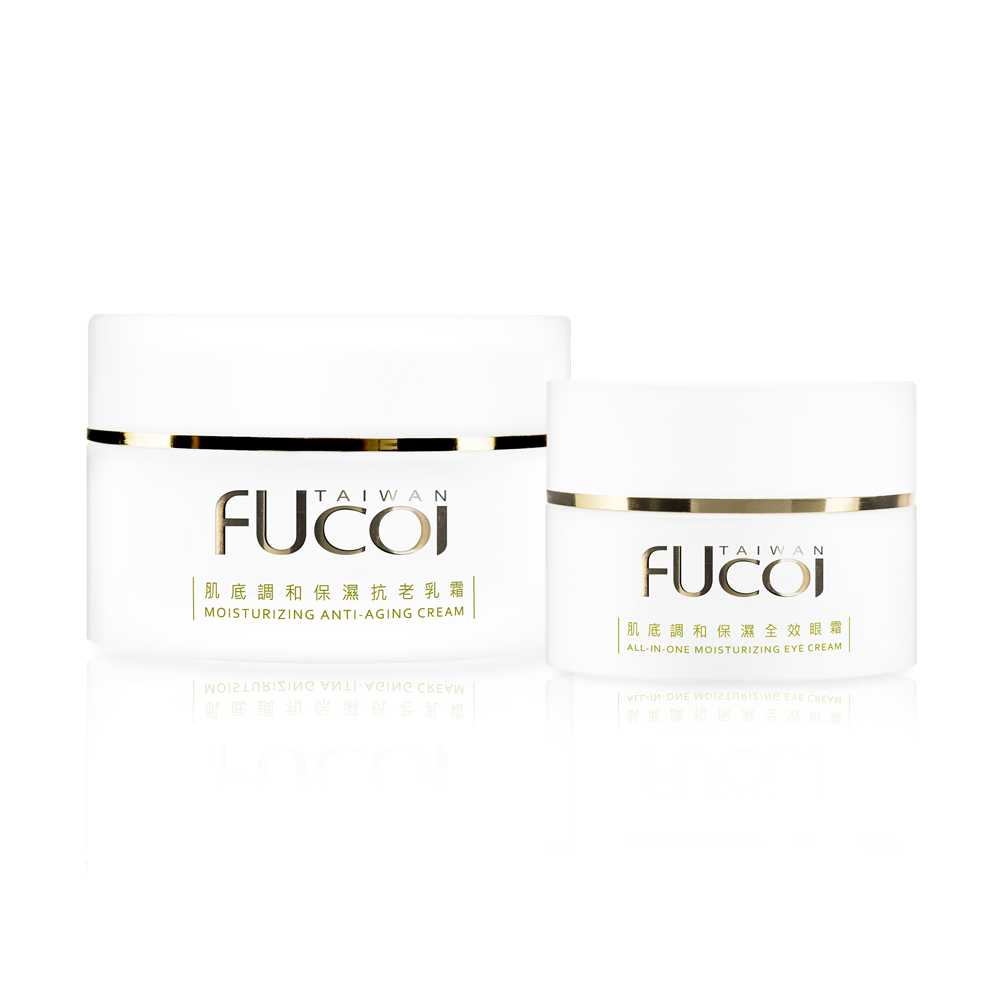 FUcoi藻安美肌 肌底調和系列 明眸粉紅修護霜效組