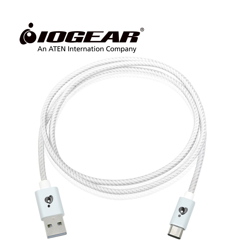 美國 IOGEAR USB-Type C? 轉USB-Type A(翻轉式) 連接線(白色)白色