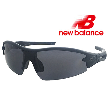 【New Balance】偏光運動太陽眼鏡/黑框-鏡腳防滑設計(NB8033-C08P)