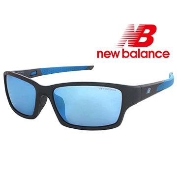 【New Balance】運動太陽眼鏡-水銀藍鏡面-防滑鏡腳設計(NB8040-03)