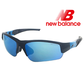 【New Balance】運動太陽眼鏡-水銀藍鏡面(NB8032A-C01)